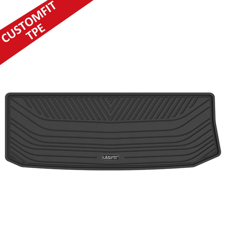 LASFIT LINERS Cargo Liner Fit for 2020-2024 Toyota Highlander (Fit for Hybrid) All Weather TPE Car Trunk Mat, Limited and Platinum Only