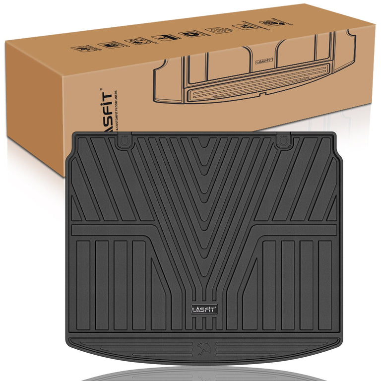 LASFIT LINERS Cargo Liner Fit for 2023-2024 Honda CR-V, All Weather TPE Car Trunk Mat for Trunk Area(Upper Deck)