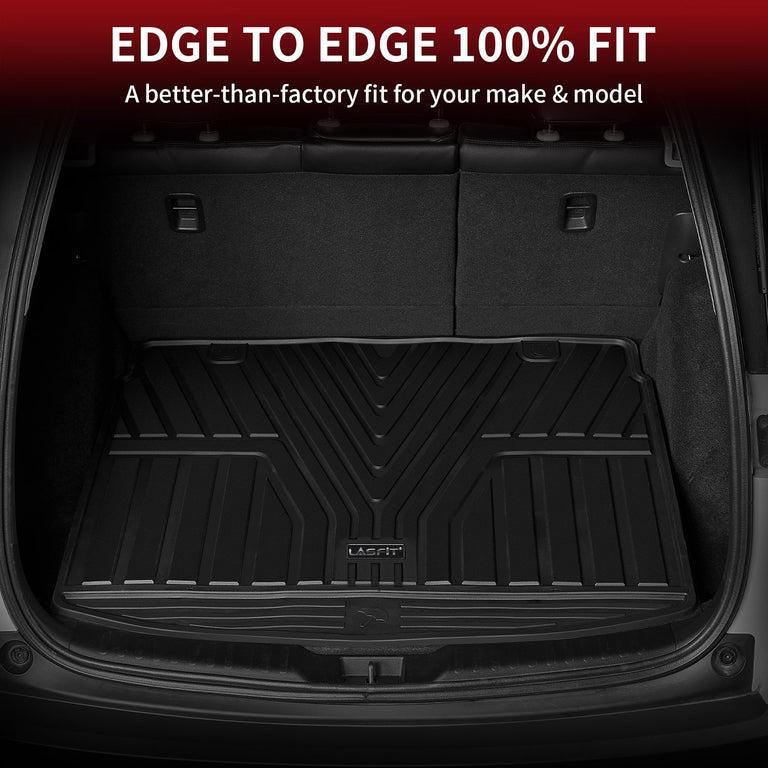 LASFIT LINERS Cargo Liner Fit for 2023-2024 Honda CR-V, All Weather TPE Car Trunk Mat for Trunk Area(Upper Deck)