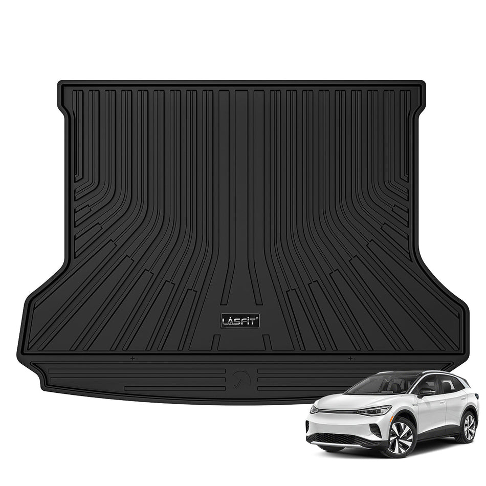 LASFIT LINERS Cargo Mat Fit for Volkswagen ID.4 2024 2023 2022 2021 All Weather TPE Trunk Liners