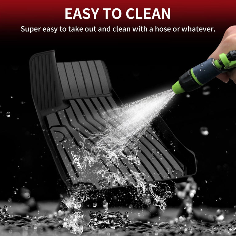 LASFIT LINERS Floor Mats and Cargo Liner Set Fit for Mercedes Benz GLC 2016-2022, GLC250/ GLC300/ GLC300e/ GLC350e/ GLC43 AMG/ GLC63 AMG/ GLC63 AMG S, All Weather TPE Car Liners, 1st & 2nd Row + Trunk Mat