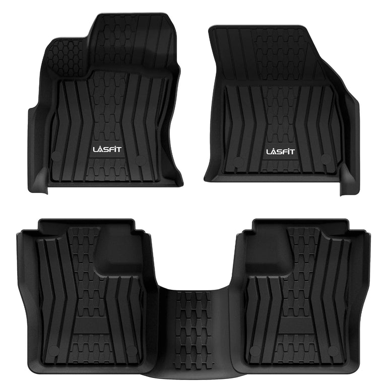 LASFIT LINERS Floor Mats Fit for 2017-2020 Lincoln Continental All Weather Custom Fit Floot Liners 1st & 2nd Rows