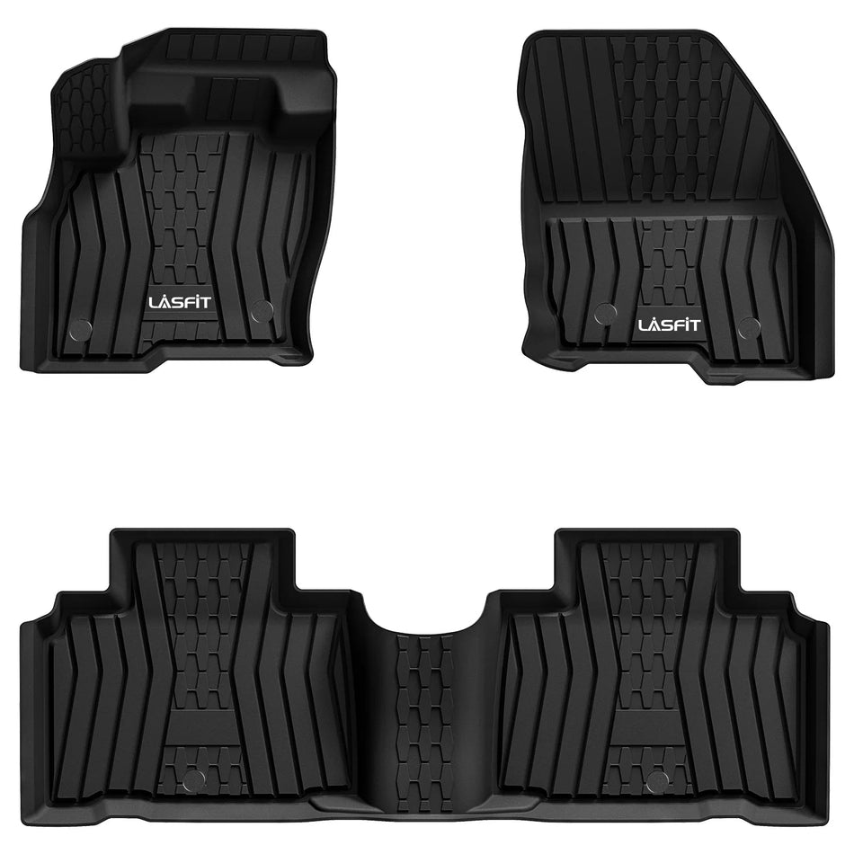 LASFIT LINERS Floor Mats Fit for 2019-2022 Lincoln Nautilus All Weather Car Liners