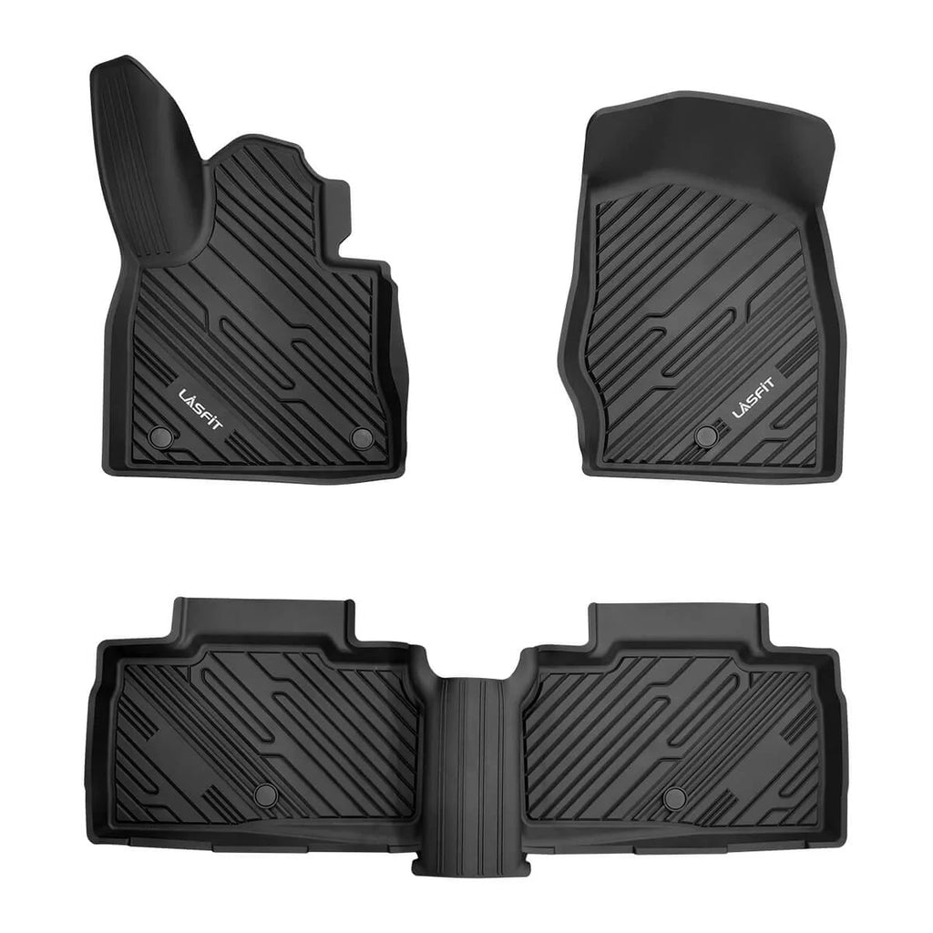 LASFIT LINERS Floor Mats Fit for 2020-2023 Ford Explorer All Weather Car Liners 6 or 7 Seat/2 Row
