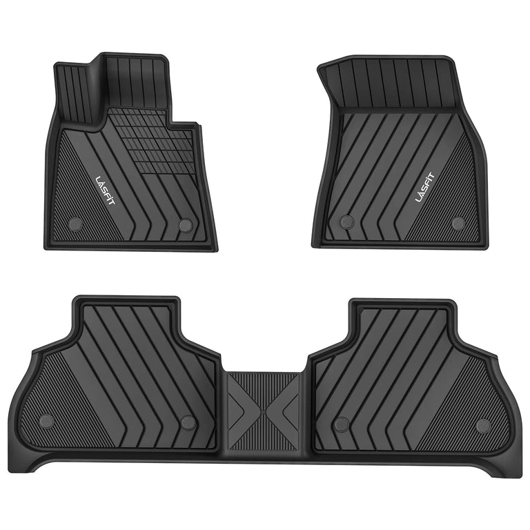 LASFIT LINERS Floor Mats Fit for 2020-2024 BMW X6 All Weather Custom Fit Car Floor Liners