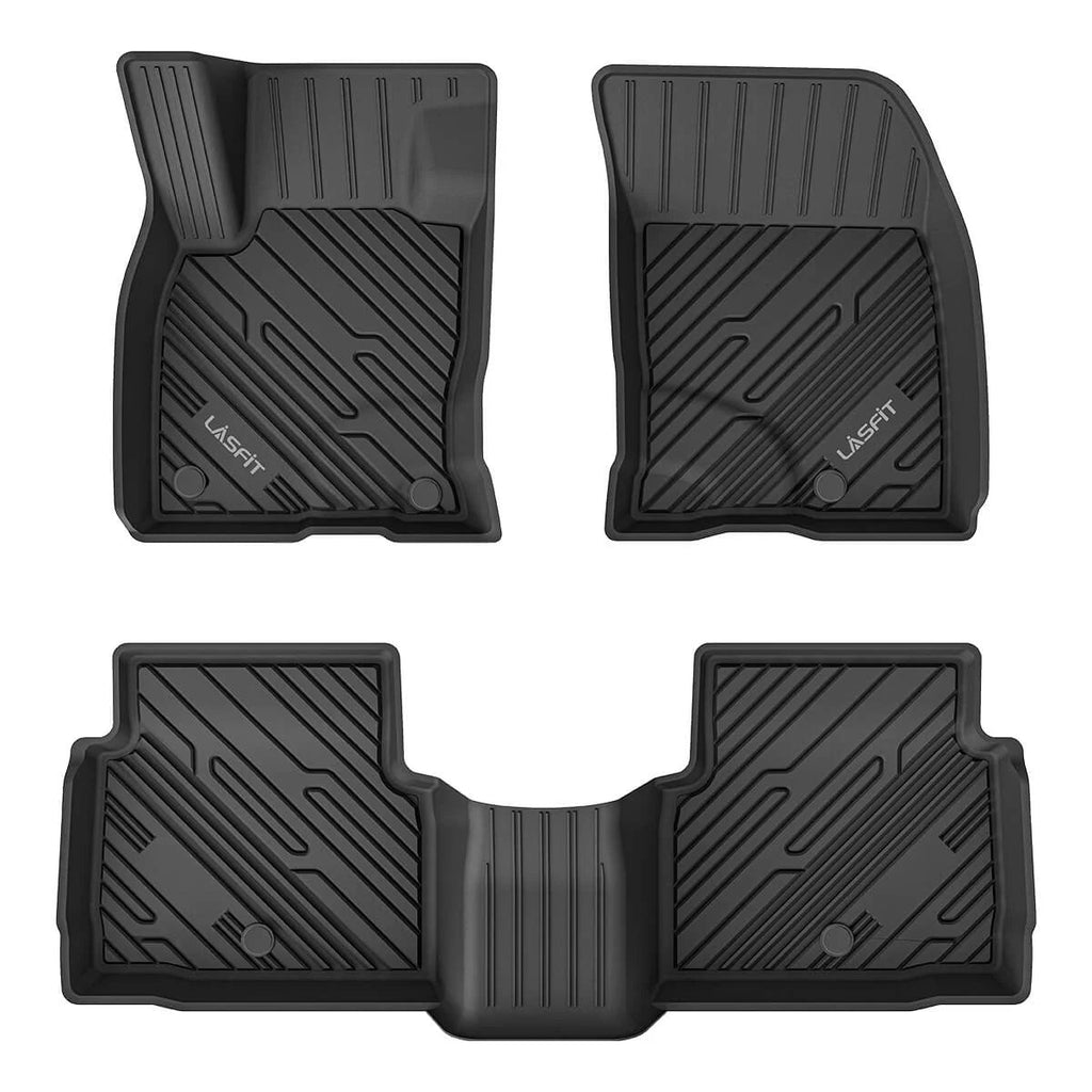 LASFIT LINERS Floor Mats Fit for Ford Escape 2024 2023 2022 2021 2020 (NOT Fit Hybrid) All Weather Custom Fit Car Liners,Front and Rear Floor Liners,Black
