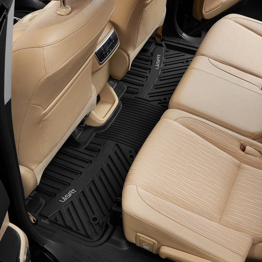LASFIT Liners 2014-2019 Toyota Highlander 1st & 2nd TPE Floor Mats