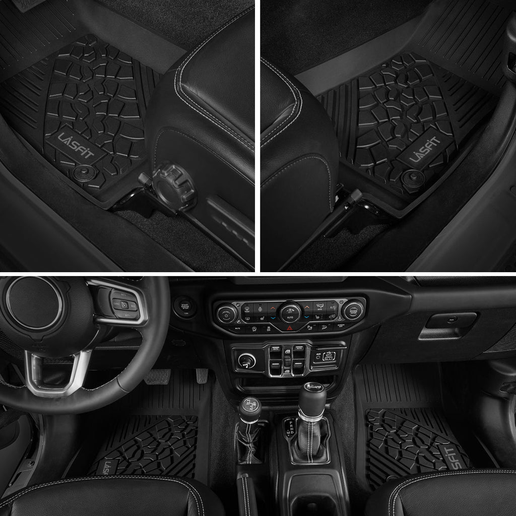 Jeep Wrangler floor mats installation