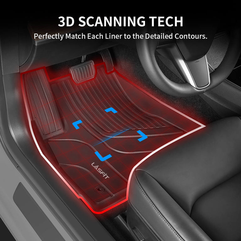 Lasfit Liners Floor Mats 3D Scanning Tech