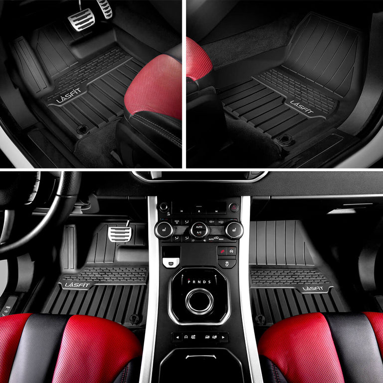 LASFIT LINERS Floor Mats Fit for 2011-2019 Land Rover Range Rover Evoque, Fit 5 Door and Coupe (Not for Convertible) All Weather Car Liners