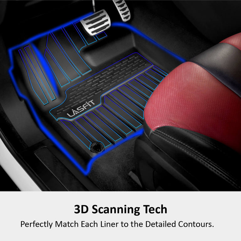 LASFIT LINERS Floor Mats Fit for 2011-2019 Land Rover Range Rover Evoque, Fit 5 Door and Coupe (Not for Convertible) All Weather Car Liners