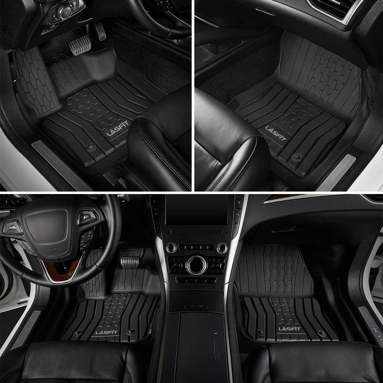 LASFIT LINERS Floor Mats Fit for 2017-2020 Lincoln Continental All Weather Custom Fit Floot Liners 1st & 2nd Rows