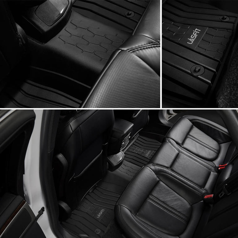 LASFIT LINERS Floor Mats Fit for 2017-2020 Lincoln Continental All Weather Custom Fit Floot Liners 1st & 2nd Rows