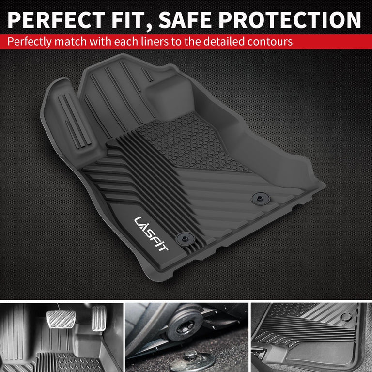 LASFIT LINERS Floor Mats Fit for 2019-2024 Subaru Forester All Weather Car Liners
