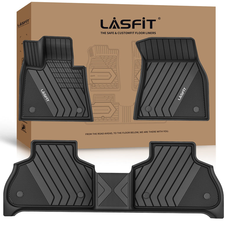 LASFIT LINERS Floor Mats Fit for 2020-2024 BMW X6 All Weather Custom Fit Car Floor Liners