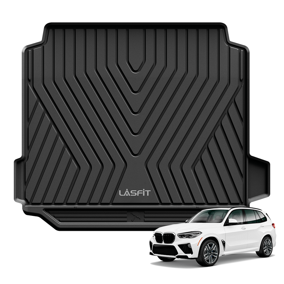 LASFIT LINERS Trunk Mat for BMW X5 2024 2023 2022 2021 2020 2019, All Weather TPE Cargo Liner Custom Fit Cargo Mat