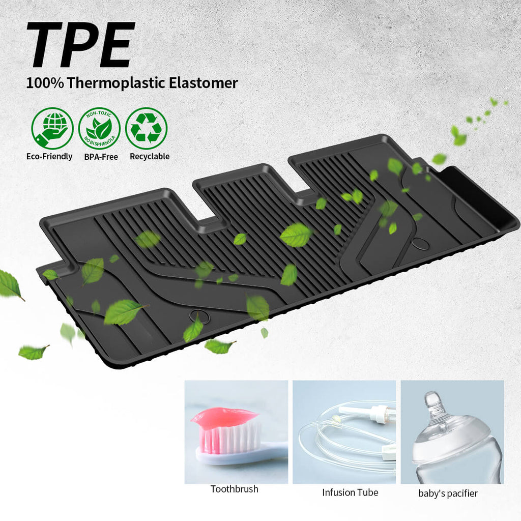 Lasfit 2021 Tesla Model 3 Floor Mats 100% TPE Material