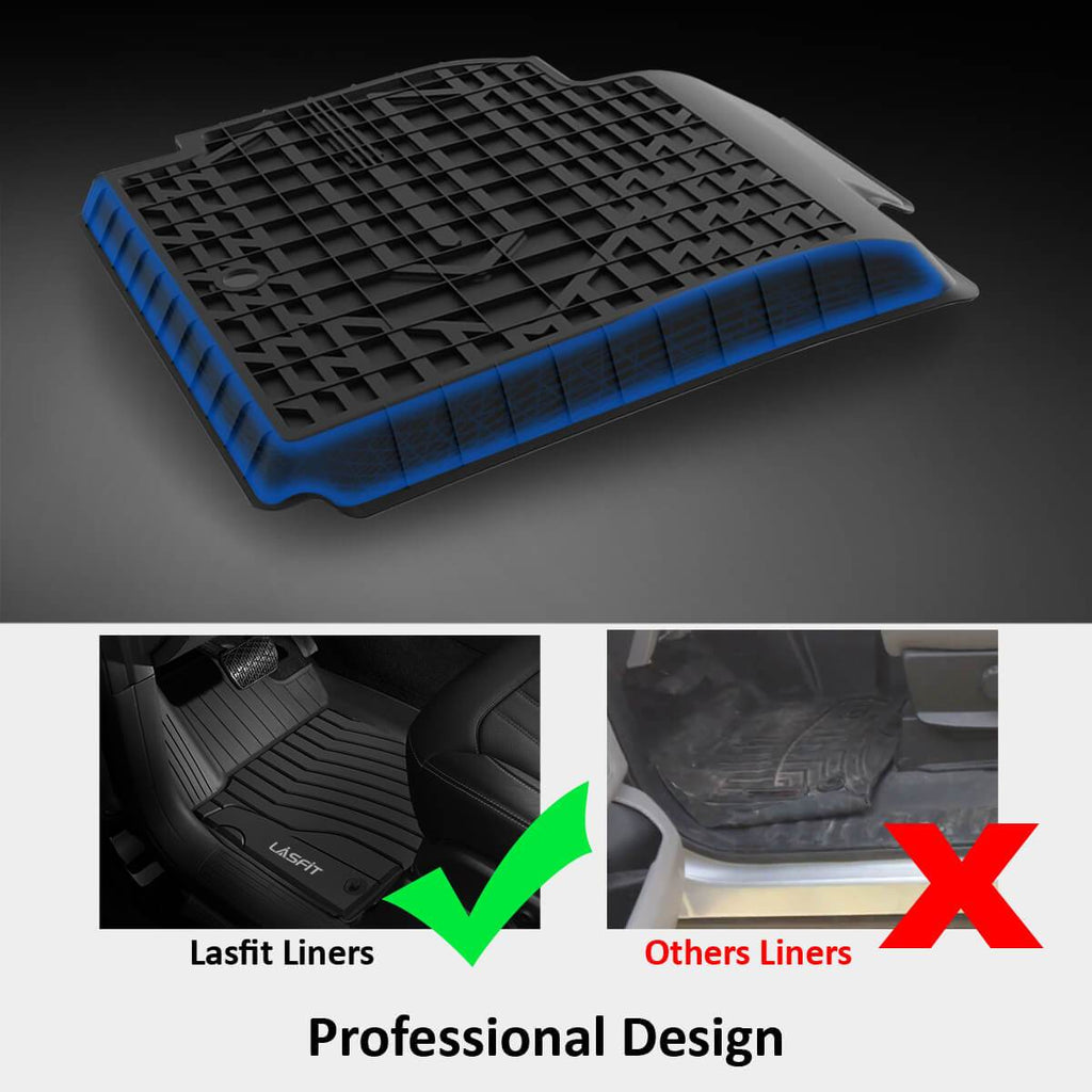 Lasfit 2021 Tesla Model 3 Floor Mats Professional Design