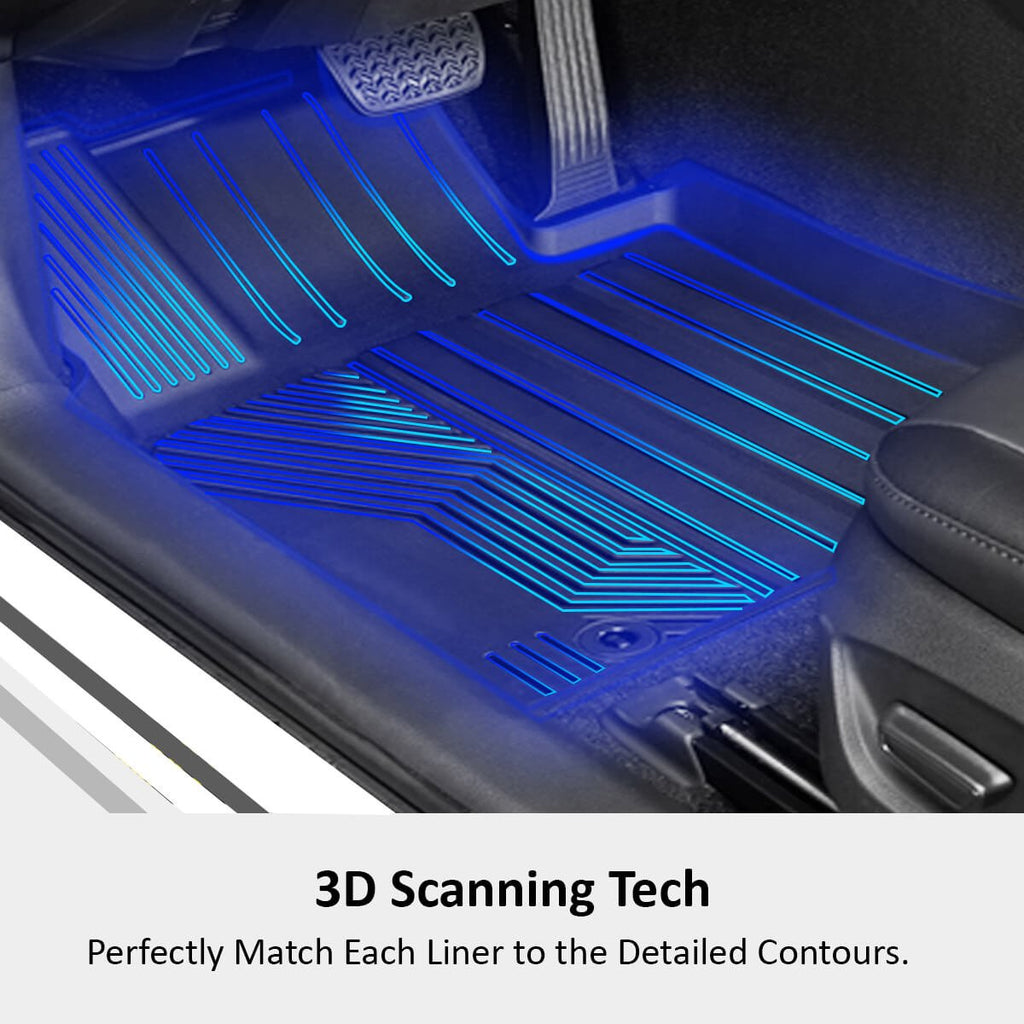 3D laser scans for Lasfit Toyota Tundra car mats